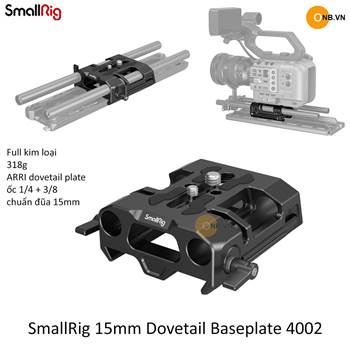 SmallRig 15mm Dovetail Baseplate 4002