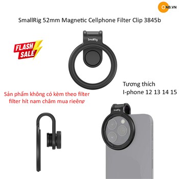 SmallRig 52mm Magnetic Filter Clip 3845b Iphone 13 14 15 16 