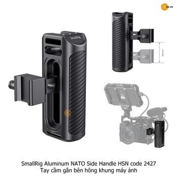 SmallRig Side Handle Nato Tay cầm gắn hông Khung máy ảnh code 2427