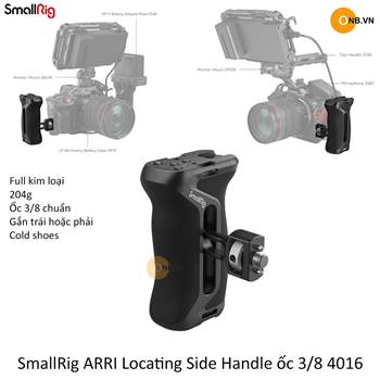 SmallRig ARRI Locating Side Handle ốc 3/8 code 4016