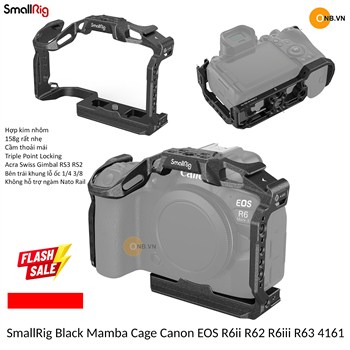 SmallRig Black Mamba Cage Canon EOS R6ii R62 R6iii R63 4161