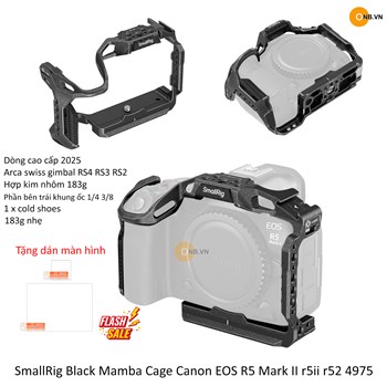 SmallRig Black Mamba Cage Canon EOS R5 Mark II R52 r5ii 4975