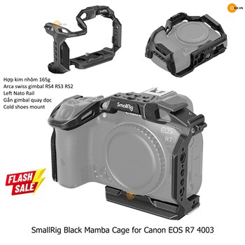 SmallRig Black Mamba Cage Canon EOS R7 code 4003