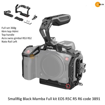 SmallRig Black Mamba Full kit EOS R5C 3891 ! Sale 1 bộ duy nhất