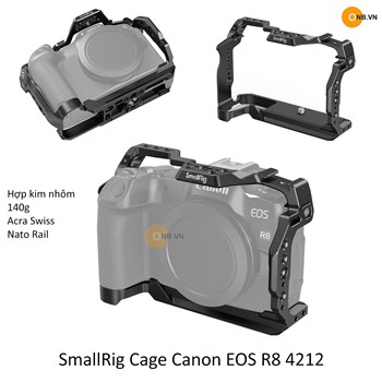 SmallRig Cage Khung bảo vệ Canon EOS R8 4212