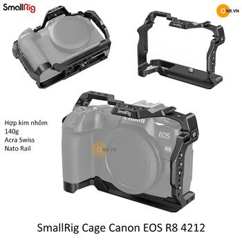 SmallRig Cage Canon EOS R8 4212 - Khung bảo vệ Canon R8