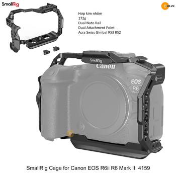 SmallRig Cage Canon EOS R6ii R6 Mark II 4159