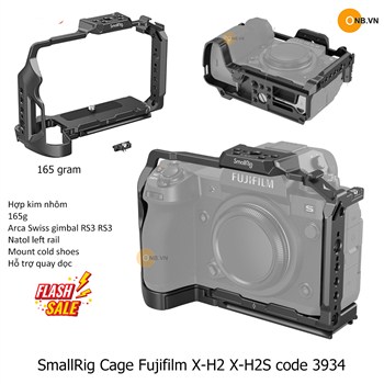SmallRig Cage khung bảo vệ Fujifilm X-H2 X-H2S XH2 XH2S 3934
