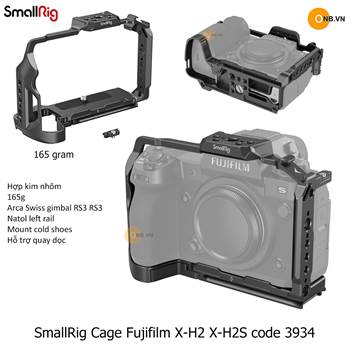 SmallRig Cage Fujifilm X-H2 X-H2S XH2 XH2S code 3934