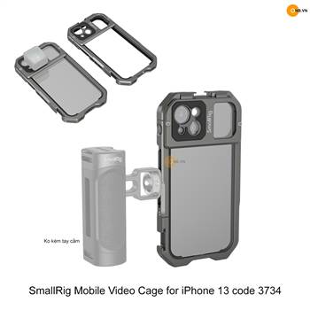 SmallRig Cage iPhone 13 - Khung bảo vệ kim loại hỗ trợ quay 3734