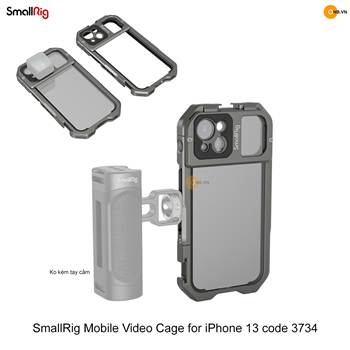 SmallRig Cage iPhone 13 - Khung bảo vệ kim loại hỗ trợ quay 3734