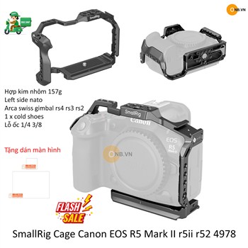 SmallRig Cage Khung bảo vệ Canon EOS R5 Mark II r5ii r52 4978