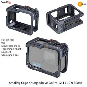 Smallrig Cage Khung bảo vệ GoPro 12 11 10 9 3084c