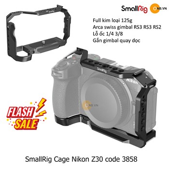 SmallRig Cage Khung bảo vệ Nikon Z30 code 3858