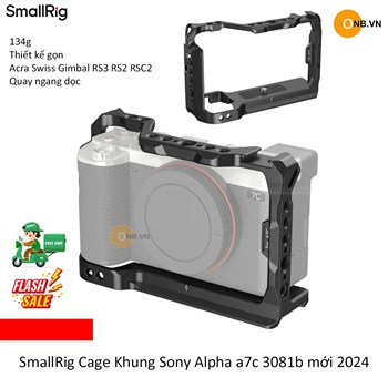 SmallRig Cage Khung Sony Alpha a7c 3081b