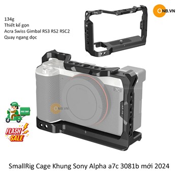 SmallRig Cage Khung Sony Alpha a7c 3081b mới 2024