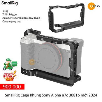 SmallRig Cage Khung Sony Alpha a7c 3081b
