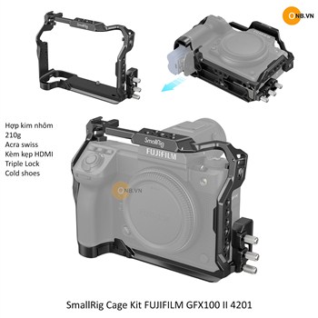 SmallRig Cage Kit FUJIFILM GFX100 II 4201