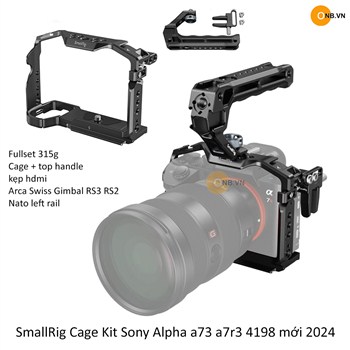 SmallRig Cage Kit Sony Alpha a73 a7r3 4198