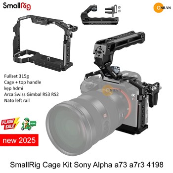 SmallRig Cage Kit Sony Alpha a73 a7r3 4198