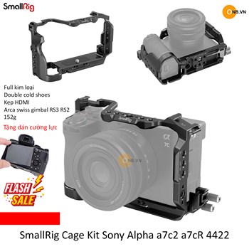 SmallRig Cage Kit Sony Alpha a7c2 a7cR 4422