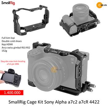 SmallRig Cage Kit for Sony Alpha a7c2 a7cR 4422