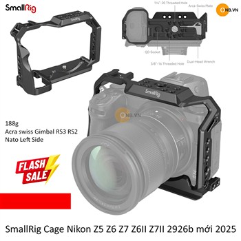 SmallRig Cage Nikon Z5 Z6 Z7 Z6ii Z7ii 2926b new 2025