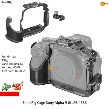 SmallRig Cage Sony Alpha 9 III  a93 4533 new 2024