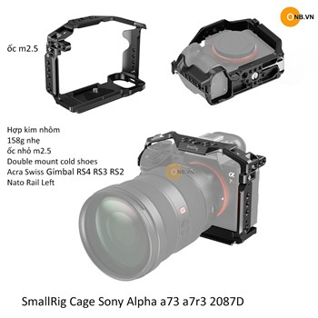 SmallRig Cage Sony Alpha a73 a7r3 2087d mới 2025