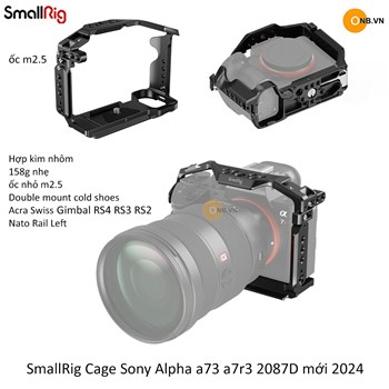 SmallRig Cage Sony Alpha a73 a7r3 2087d mới 2025