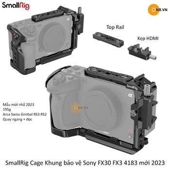 SmallRig Cage Sony FX30 FX3 4183 mới nhất 2023