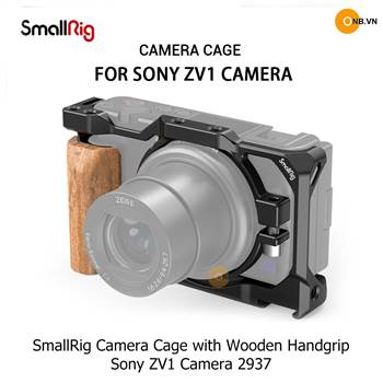 SmallRig Cage Wooden Sony Alpha ZV-1 ZV-1 II ZV-1F 2937