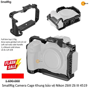 SmallRig Camera Cage Nikon Z 6III z6iii z63 4519