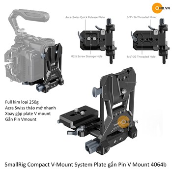 SmallRig Compact V-Mount System Plate gắn Pin V Mount 4064b