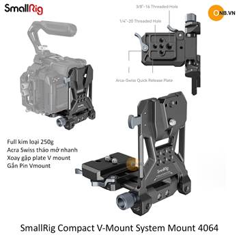 SmallRig Compact V-Mount System Plate 4064