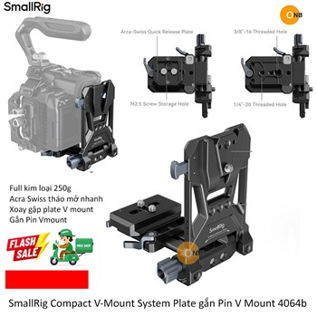 SmallRig Compact V-Mount System Plate gắn Pin V Mount 4064b