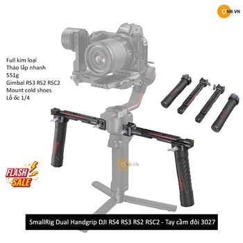 SmallRig Dual Handgrip DJI RS4 RS3 RS2 RSC2 - Tay cầm đôi 3027