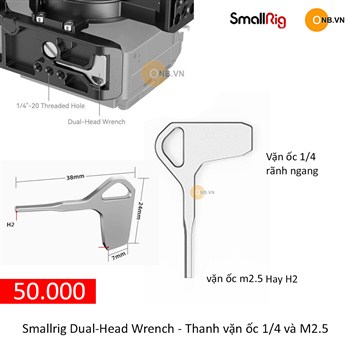 Small-Rig Dual Head Wrench Tool Thanh vặn ốc theo khung