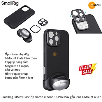 SmallRig FilMov Case ốp silicon iPhone 16 Pro 4988