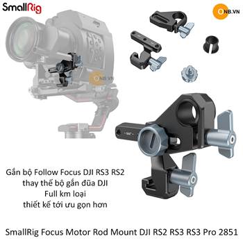 SmallRig Focus Motor Rod Mount DJI RS2 RS3 RS3 Pro 2851
