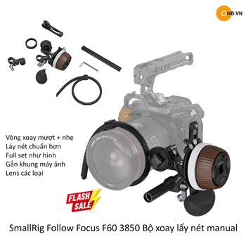 SmallRig Follow Focus F60 3850 - Bộ lấy nét Lens Manual cao cấp