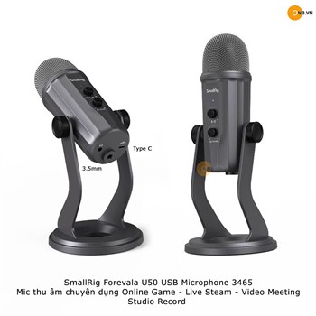 SmallRig Forevala U50 3465 - Mic Thu Âm Game Online - Live Steam cổng Type C-USB