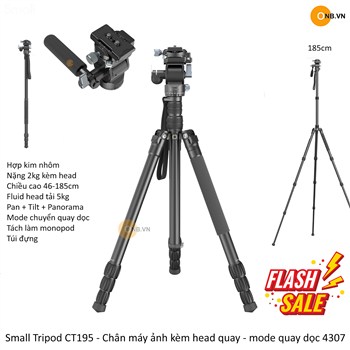 SmallRig FreeBlazer Aluminum Tripod CT-195 4307