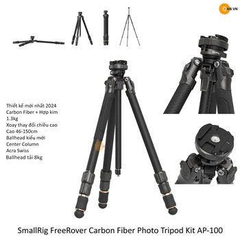 SmallRig FreeRover Carbon Fiber Tripod AP-100 AP100 4353