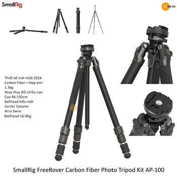 SmallRig FreeRover Carbon Fiber Tripod AP-100 AP100 4353