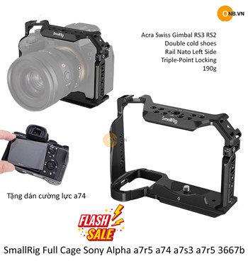 SmallRig Full Cage Sony Alpha a7r5 a74 a7s3 a7r4 3667b
