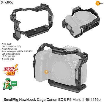 SmallRig Hawklock Cage Canon EOS R6ii R6 Mark II 4159b new 2025