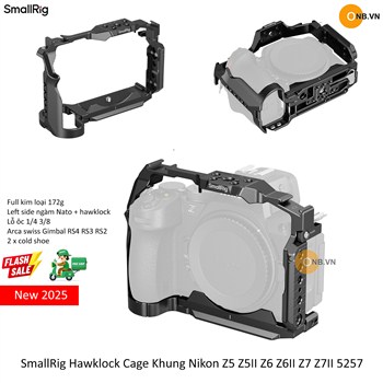 SmallRig Cage for Nikon Z5II Z5 Z6 Z6II Z7 Z7II 5257