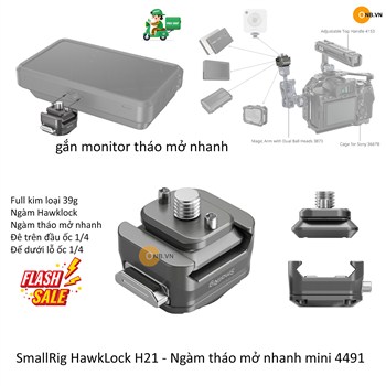 SmallRig HawkLock H21 Quick Release Mount - Ngàm tháo mở nhanh mini 4491.jpg