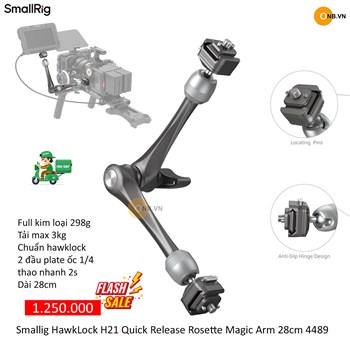 SmallRig HawkLock H21 Magic Arm 28cm ốc 1/4 tháo mở nhanh 4489